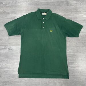 Masters Golf Augusta National Shop Polo Men XL Short Sleeve Shirt Collared Green